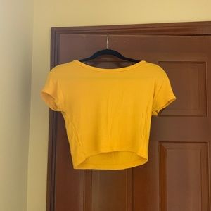 GOLD CROP TOP